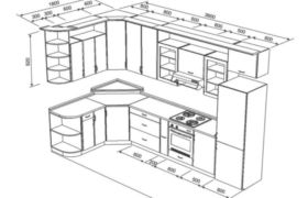 Как рассчитать угловой шкаф