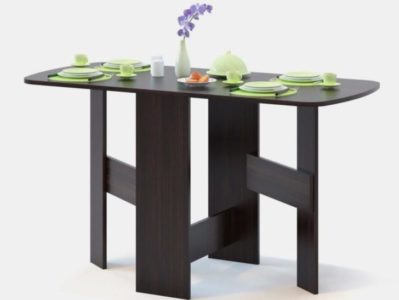 Стол-книжка для кухни раскладной