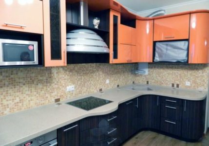 Угловая столешница для кухни