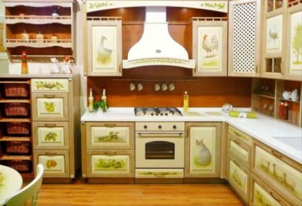 Декупаж кухонной мебели