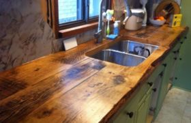 Деревянная столешница для кухни