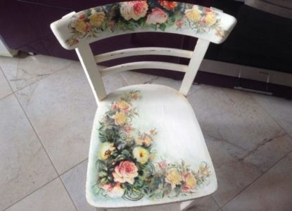 Декупаж стула