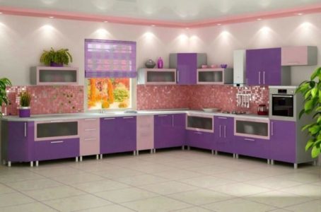 Сиреневая кухня