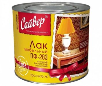 Выбор лака для реставрации лакированной мебели