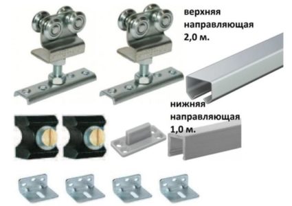 Направляющий профиль для шкафа купе