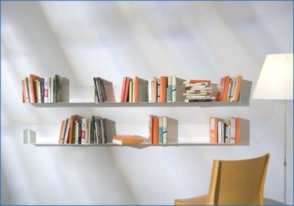 Дизайн полок для книг