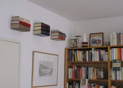 Полки из книг