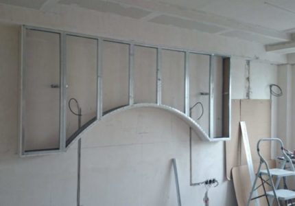 Изготовление полок из гипсокартона