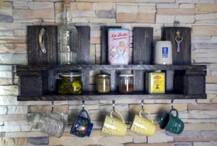 Полки из дерева своими руками