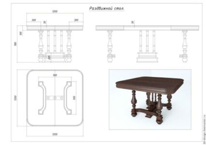 Схема сборки стола под мойку